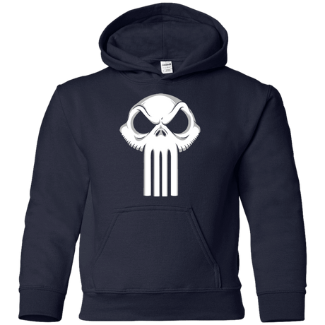 Sweatshirts Navy / YS Punisher King Youth Hoodie