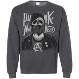 Sweatshirts Dark Heather / S PUNK SKULL Crewneck Sweatshirt