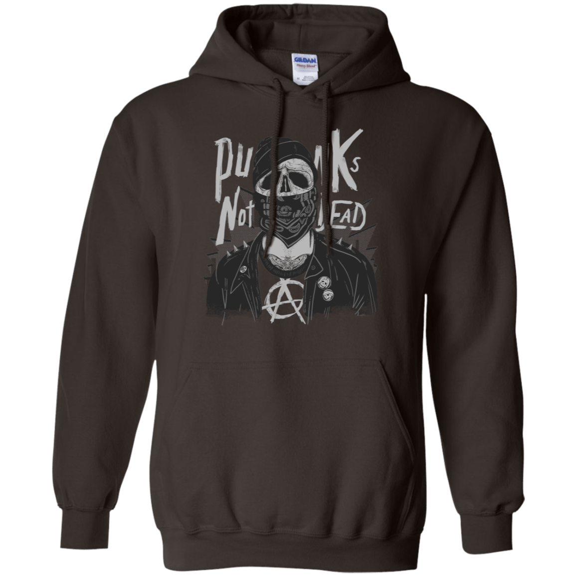 Sweatshirts Dark Chocolate / S PUNK SKULL Pullover Hoodie