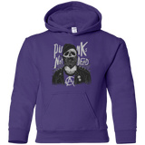 Sweatshirts Purple / YS PUNK SKULL Youth Hoodie