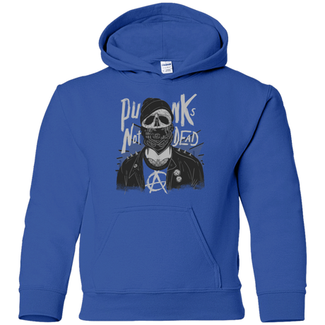 Sweatshirts Royal / YS PUNK SKULL Youth Hoodie