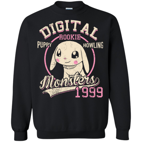 Sweatshirts Black / Small Puppy Howling Crewneck Sweatshirt