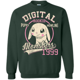 Sweatshirts Forest Green / Small Puppy Howling Crewneck Sweatshirt