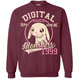 Sweatshirts Maroon / Small Puppy Howling Crewneck Sweatshirt