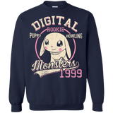 Sweatshirts Navy / Small Puppy Howling Crewneck Sweatshirt