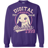 Sweatshirts Purple / Small Puppy Howling Crewneck Sweatshirt