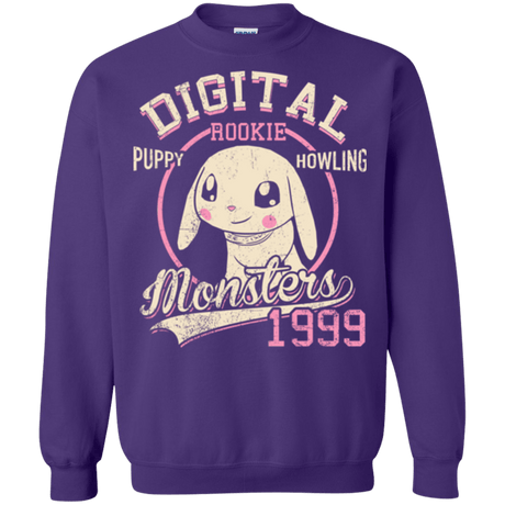 Sweatshirts Purple / Small Puppy Howling Crewneck Sweatshirt