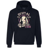 Sweatshirts Navy / Small Puppy Howling Premium Fleece Hoodie