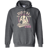 Sweatshirts Dark Heather / Small Puppy Howling Pullover Hoodie