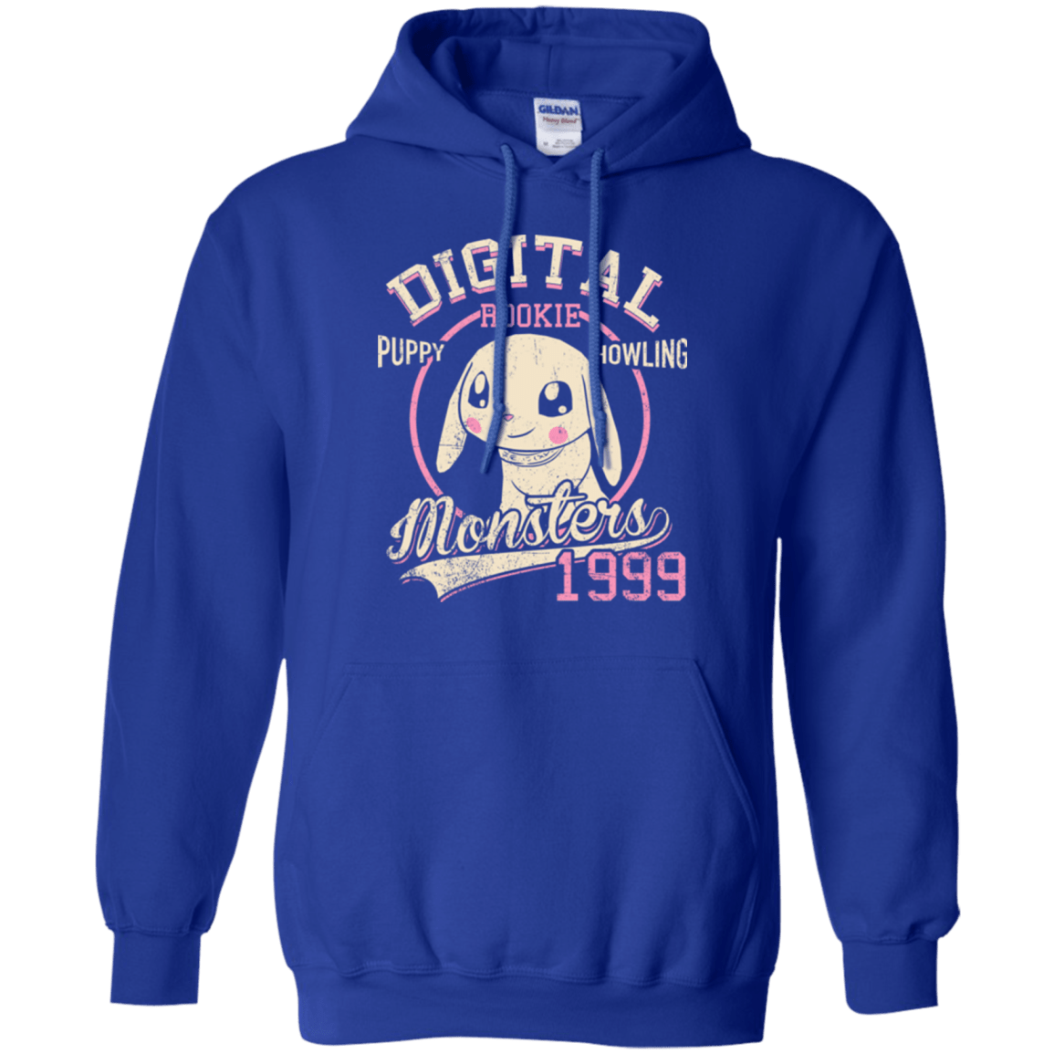 Sweatshirts Royal / Small Puppy Howling Pullover Hoodie