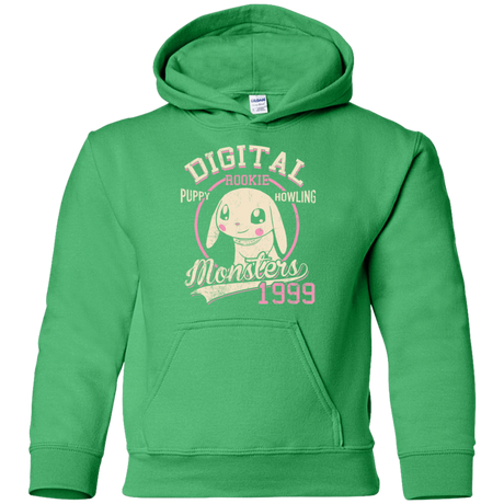 Sweatshirts Irish Green / YS Puppy Howling Youth Hoodie