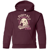 Sweatshirts Maroon / YS Puppy Howling Youth Hoodie