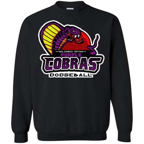 Sweatshirts Black / Small Purple Cobras Crewneck Sweatshirt