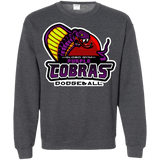 Sweatshirts Dark Heather / Small Purple Cobras Crewneck Sweatshirt