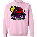 Sweatshirts Light Pink / Small Purple Cobras Crewneck Sweatshirt
