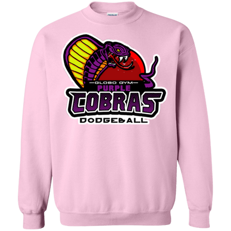 Sweatshirts Light Pink / Small Purple Cobras Crewneck Sweatshirt