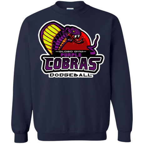Sweatshirts Navy / Small Purple Cobras Crewneck Sweatshirt