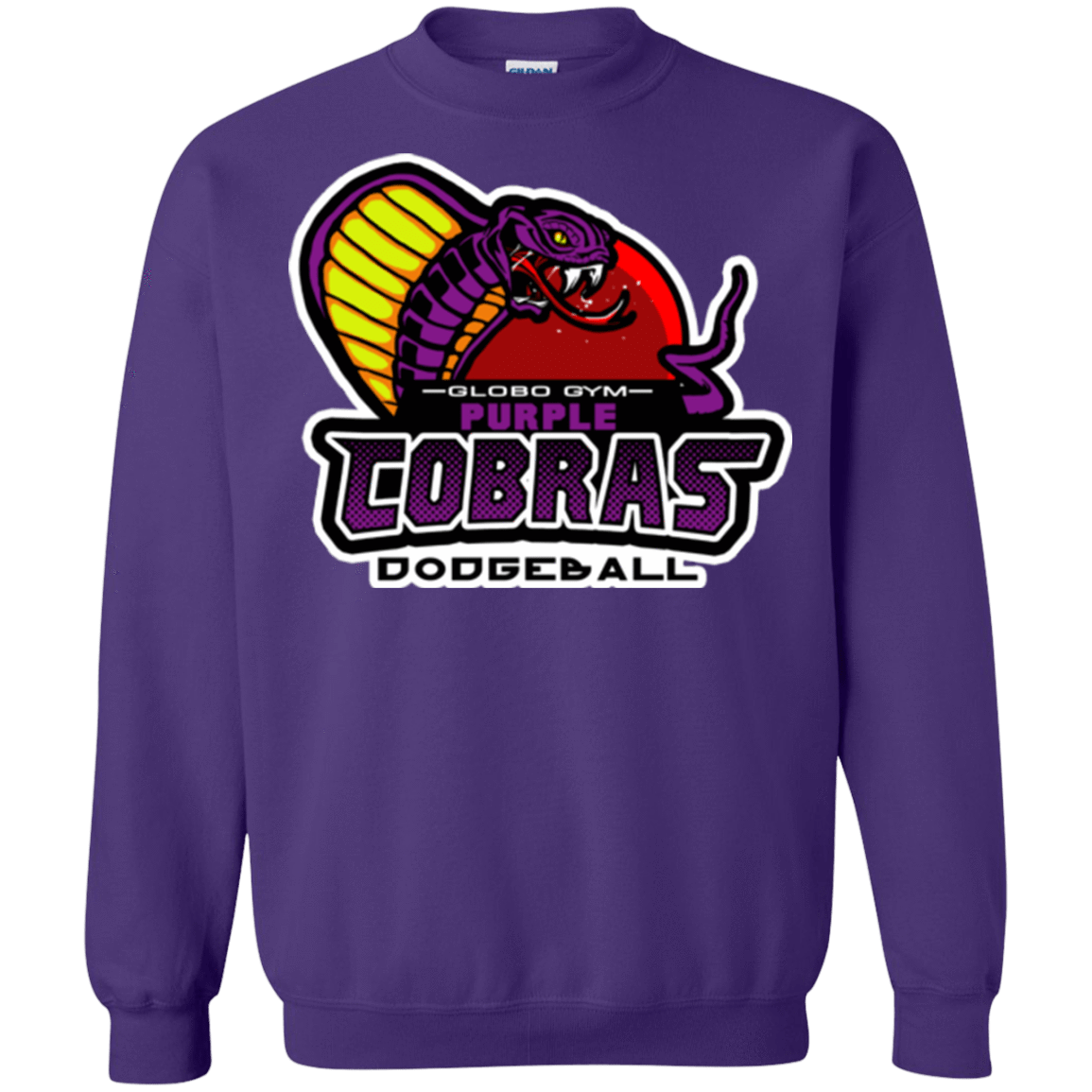 Sweatshirts Purple / Small Purple Cobras Crewneck Sweatshirt