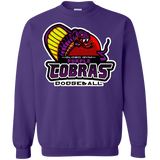 Sweatshirts Purple / Small Purple Cobras Crewneck Sweatshirt