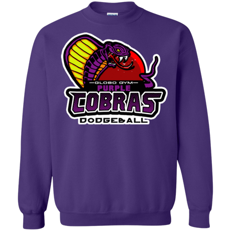 Sweatshirts Purple / Small Purple Cobras Crewneck Sweatshirt