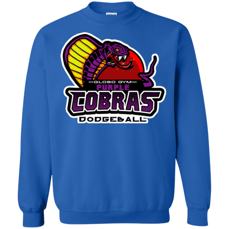 Sweatshirts Royal / Small Purple Cobras Crewneck Sweatshirt