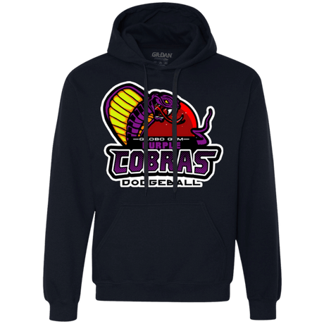 Sweatshirts Navy / Small Purple Cobras Premium Fleece Hoodie