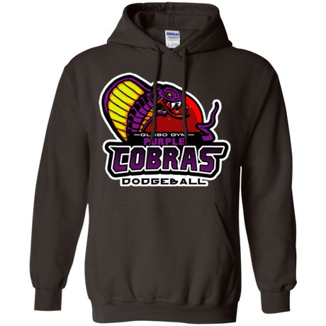 Sweatshirts Dark Chocolate / Small Purple Cobras Pullover Hoodie