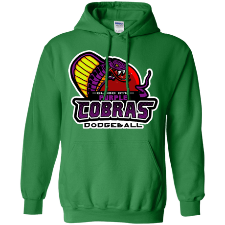 Sweatshirts Irish Green / Small Purple Cobras Pullover Hoodie