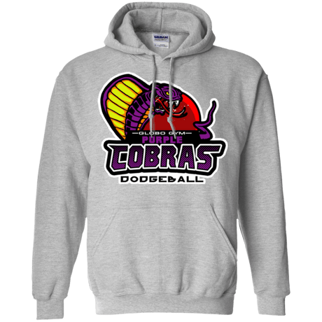 Sweatshirts Sport Grey / Small Purple Cobras Pullover Hoodie