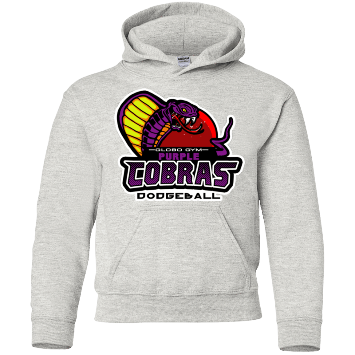 Sweatshirts Ash / YS Purple Cobras Youth Hoodie