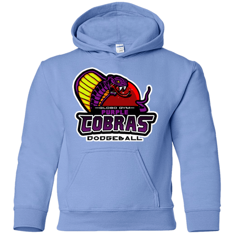 Sweatshirts Carolina Blue / YS Purple Cobras Youth Hoodie
