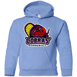 Sweatshirts Carolina Blue / YS Purple Cobras Youth Hoodie