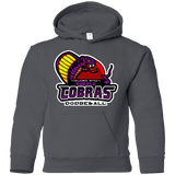 Sweatshirts Charcoal / YS Purple Cobras Youth Hoodie