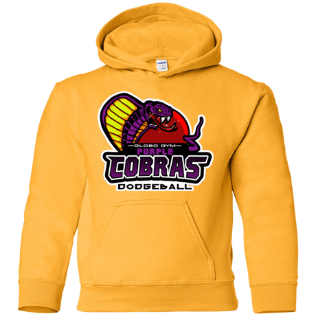 Sweatshirts Gold / YS Purple Cobras Youth Hoodie