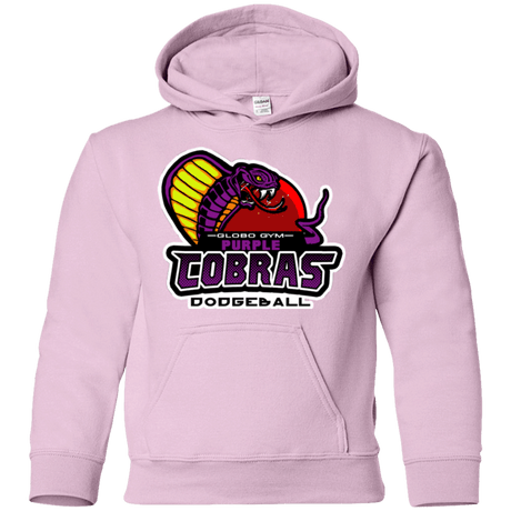 Sweatshirts Light Pink / YS Purple Cobras Youth Hoodie
