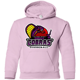 Sweatshirts Light Pink / YS Purple Cobras Youth Hoodie