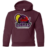 Sweatshirts Maroon / YS Purple Cobras Youth Hoodie