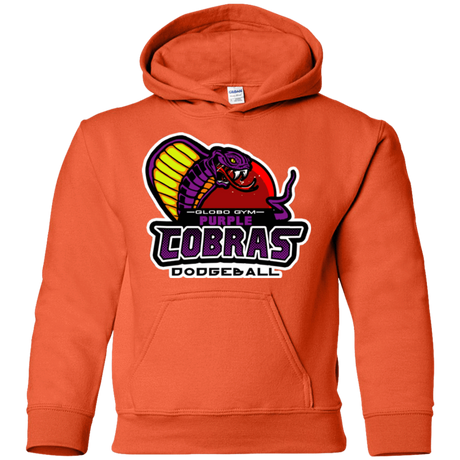 Sweatshirts Orange / YS Purple Cobras Youth Hoodie