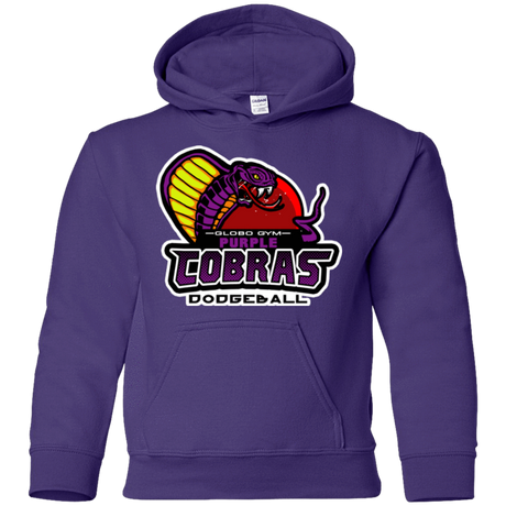 Sweatshirts Purple / YS Purple Cobras Youth Hoodie
