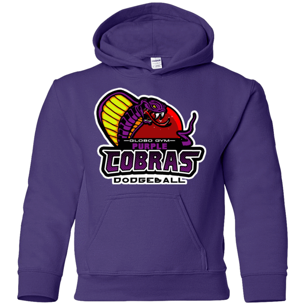 Sweatshirts Purple / YS Purple Cobras Youth Hoodie