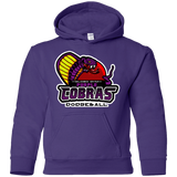 Sweatshirts Purple / YS Purple Cobras Youth Hoodie