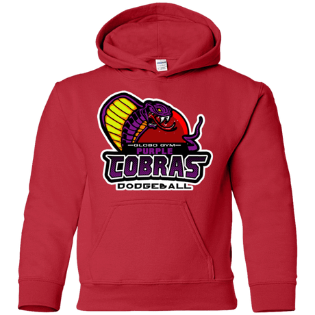 Sweatshirts Red / YS Purple Cobras Youth Hoodie