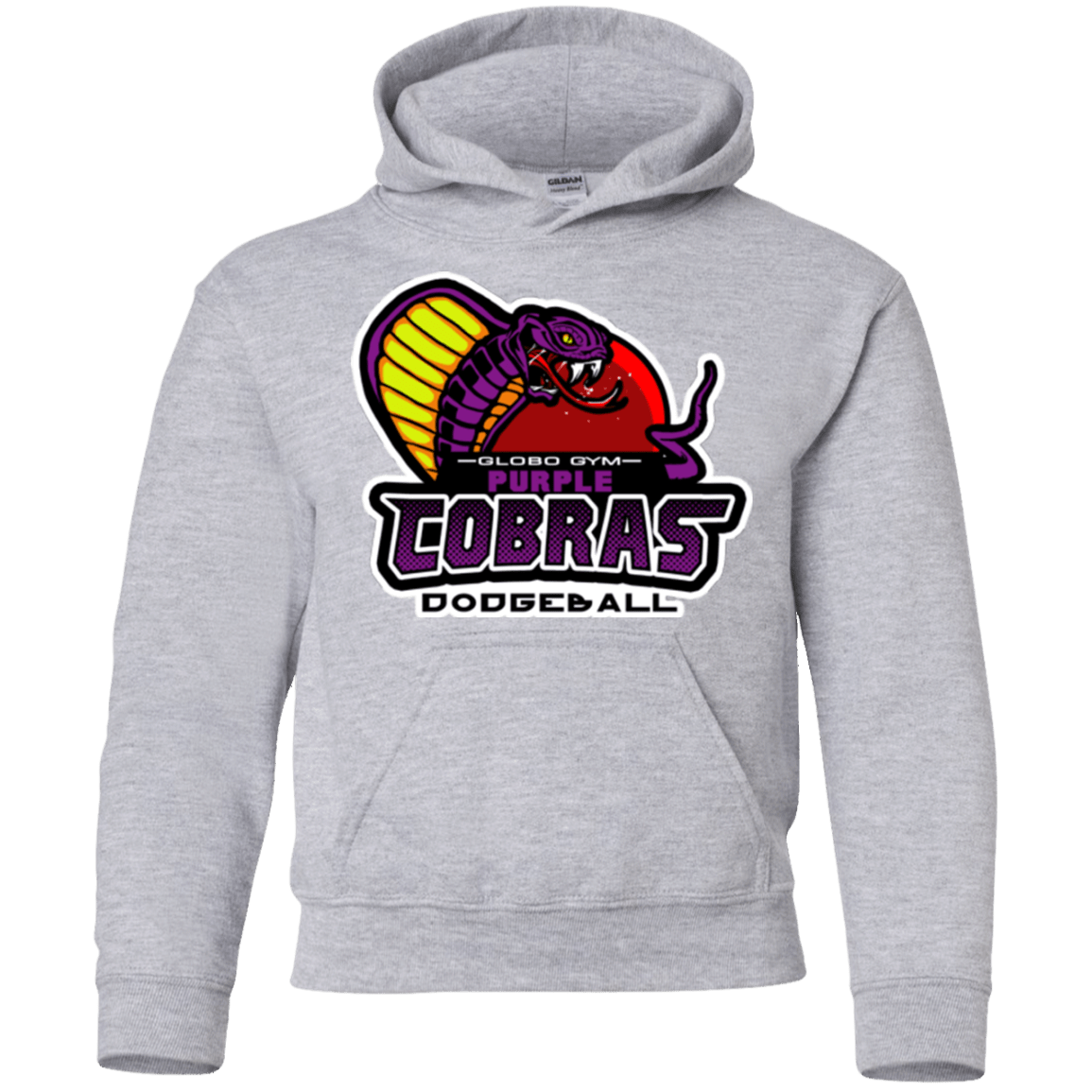 Sweatshirts Sport Grey / YS Purple Cobras Youth Hoodie