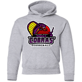 Sweatshirts Sport Grey / YS Purple Cobras Youth Hoodie