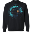 Sweatshirts Black / S Puss the Evil Cat Crewneck Sweatshirt