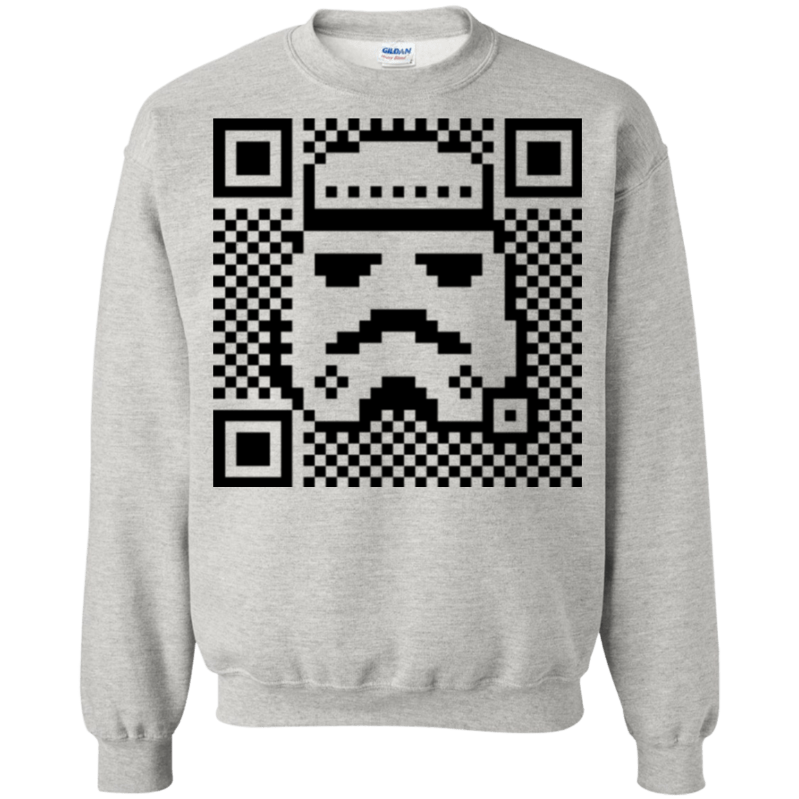 Sweatshirts Ash / Small QR trooper Crewneck Sweatshirt