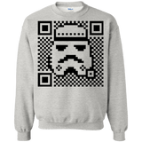 Sweatshirts Ash / Small QR trooper Crewneck Sweatshirt