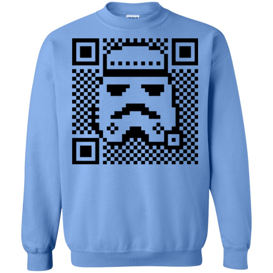 Sweatshirts Carolina Blue / Small QR trooper Crewneck Sweatshirt