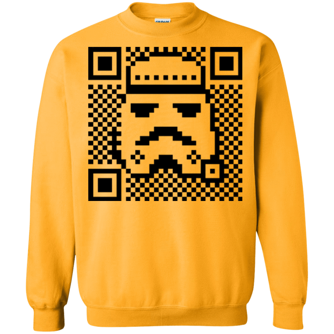 Sweatshirts Gold / Small QR trooper Crewneck Sweatshirt