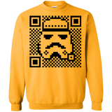 Sweatshirts Gold / Small QR trooper Crewneck Sweatshirt